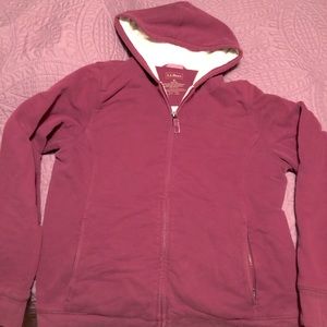 L.L.Bean fleece lined sweatshirt